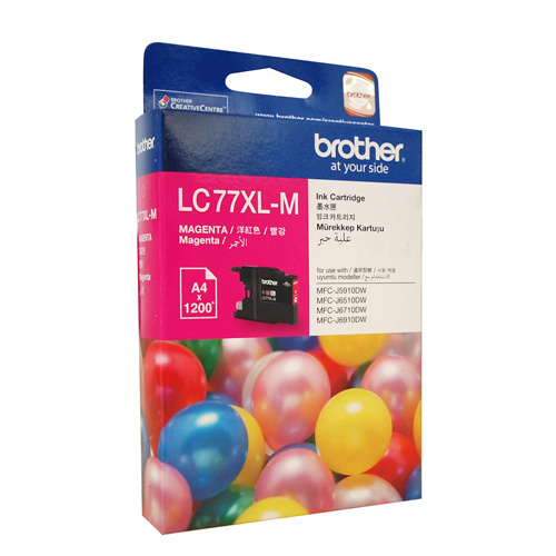 Brother LC-77XL Magenta Ink Cartridge - 1200 pages